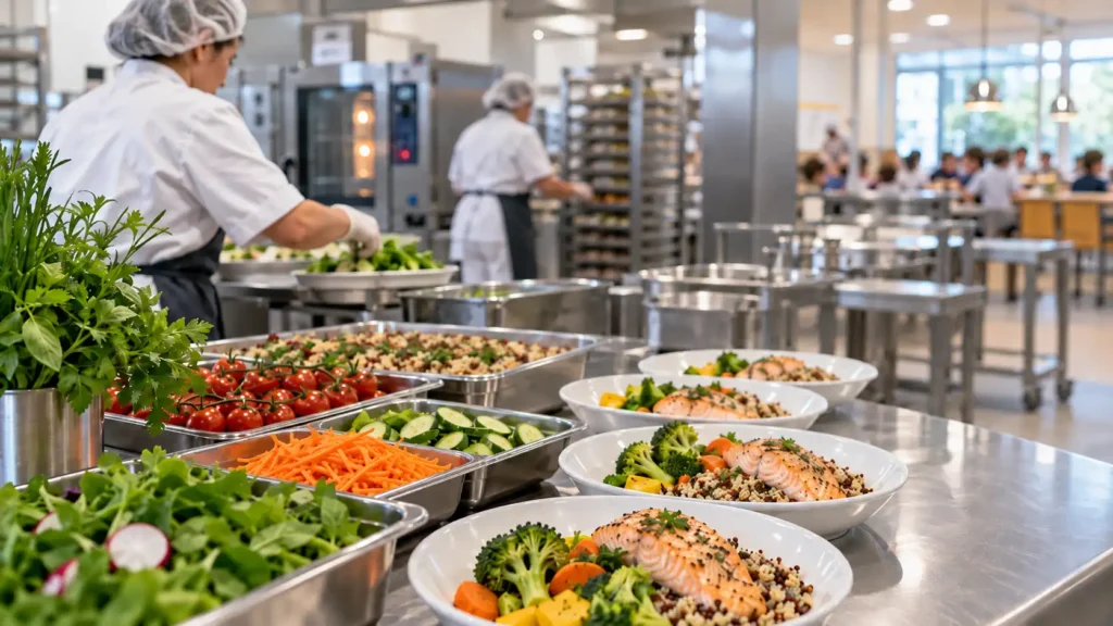 plan alimentaire en cantine scolaire